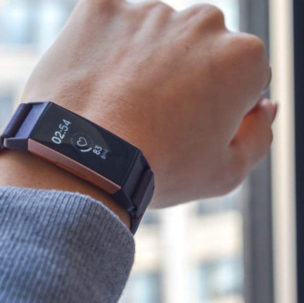 Rose gold fitbit brand new